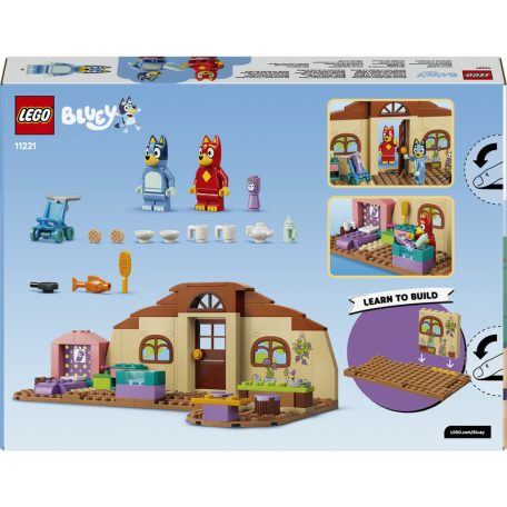 LEGO Bluey 11221 Rozsdás és Bluey a suliban