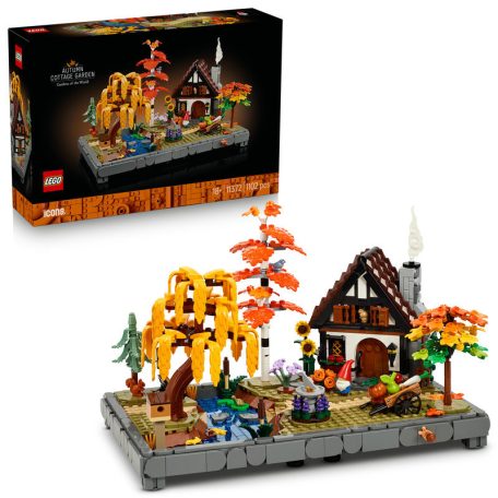 LEGO Icons 11372 Őszi kert házikóval