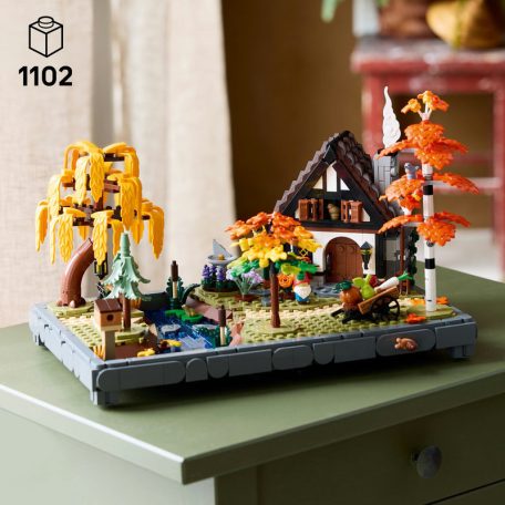 LEGO Icons 11372 Őszi kert házikóval