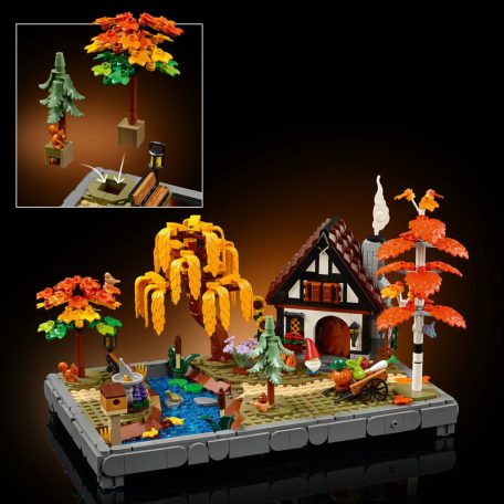 LEGO Icons 11372 Őszi kert házikóval