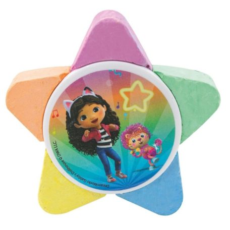 John Toys Gabi babaháza 5 színű csillag alakú aszfaltkréta-kerék