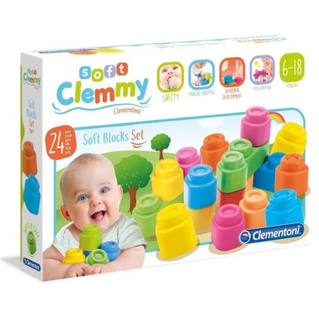 Soft Clemmy 14707 Puha építőkockák (24 db)