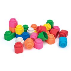   Soft Clemmy 14889 Puha építőkockák hordozható táskában (24 db)