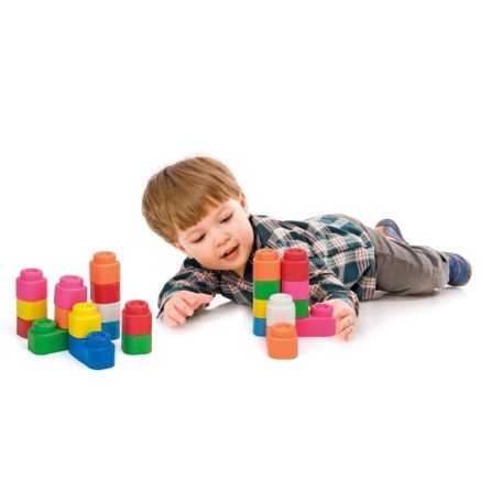Soft Clemmy 14889 Puha építőkockák hordozható táskában (24 db)