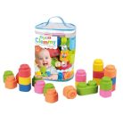 Soft Clemmy 14889 Puha építőkockák hordozható táskában (24 db)