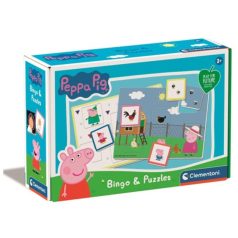   Clementoni 16737 Play for Future bingo és puzzle - Peppa Pig