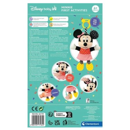 Baby Clementoni Disney 17164 Első plüssöm - Minnie egér bébijáték