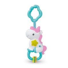   Baby Clementoni 17366 Unikornis csörgő fénnyel és hanggal