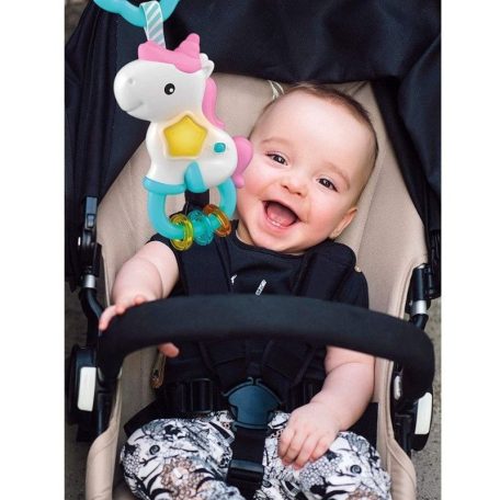 Baby Clementoni 17366 Unikornis csörgő fénnyel és hanggal