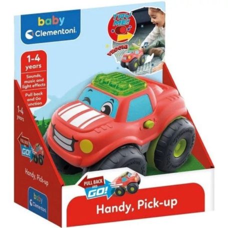 Baby Clementoni 17544 Hátrahúzható pick-up járgány