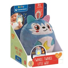   Baby Clementoni 17554 Twinkle-Twinkle kicsi farkas interaktív bébijáték