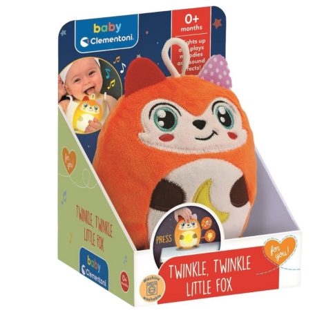 Baby Clementoni 17555 Twinkle-Twinkle kicsi róka interaktív bébijáték