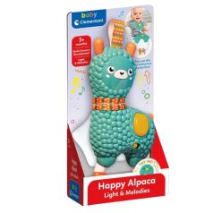   Baby Clementoni 17573 Vidám alpaka csörgő fénnyel és zenével