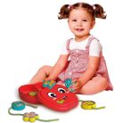Baby Clementoni Happy Apple & Friends Montessori fűzős játék