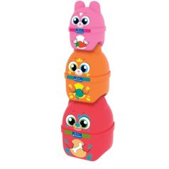   Baby Clementoni Mi van benne? egymásba rakható állatfigurák játékszett
