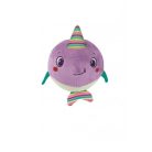 Baby Clementoni 17683 állatos csörgő plüss bébi labda - Narvál