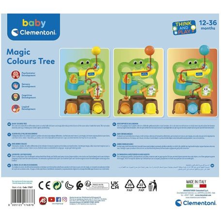 Baby Clementoni 17718 Play for future - Varázslatos színes fa