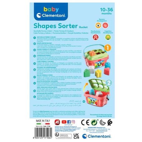 Baby Clementoni 17727 Formaválogató kosár