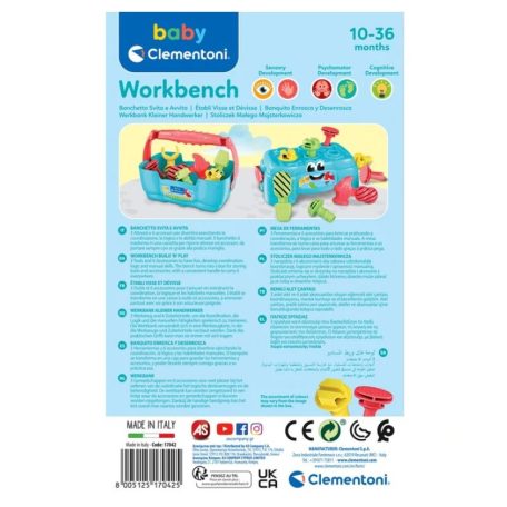Baby Clementoni 17733 Formaillesztő munkapad