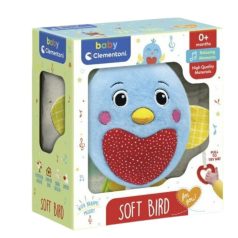   Baby Clementoni 17821 Puha madárka zenélő plüss bébijáték
