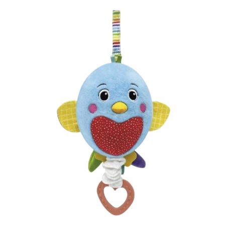 Baby Clementoni 17821 Puha madárka zenélő plüss bébijáték