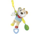 Baby Clementoni 17822 Felakasztható plüss mackó csörgővel és rágókával