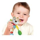 Baby Clementoni 17822 Felakasztható plüss mackó csörgővel és rágókával