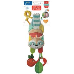   Baby Clementoni 17827 Felakasztható plüss mosómedve csörgővel és rágókával