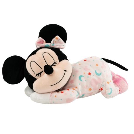 Clementoni 17958 Disney Baby Alvó Minnie egér interaktív plüss játék fénnyel és zenével