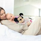 Clementoni 17958 Disney Baby Alvó Minnie egér interaktív plüss játék fénnyel és zenével