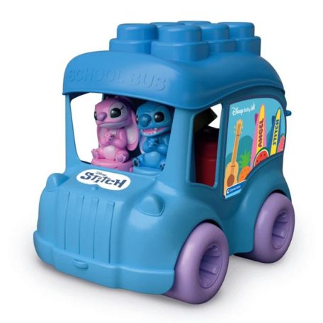 Soft Clemmy 17974 Stitch busz puha építőkockákkal és figurákkal