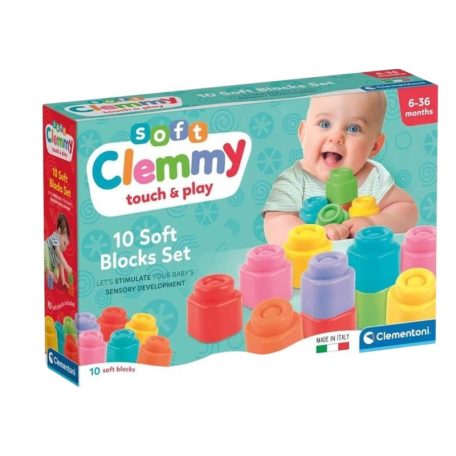 Soft Clemmy 17988 Puha építőkockák (10 db)