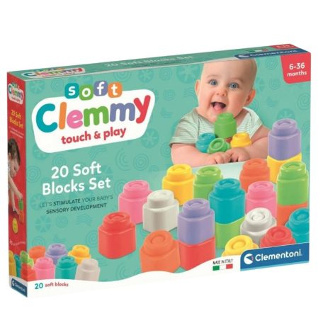 Soft Clemmy 17989 Puha építőkockák (20 db)