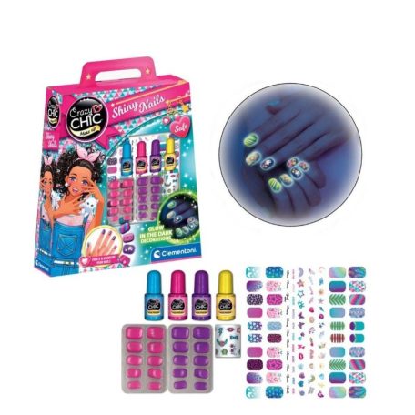 Crazy Chic 18113 Körömdíszítő szett sötétben világító matricákkal