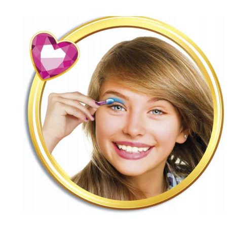 Crazy Chic 18114 Ballerina Collection - Sminkkészlet Víziló alakú kozmetikai tároló dobozban