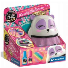   Crazy Chic 18115 Ballerina Collection - Sminkkészlet Panda alakú kozmetikai tároló dobozban
