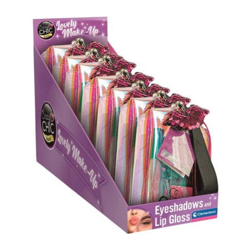 Crazy Chic 18174 Lovely Make-Up Tini smink csomag - Szemhéjfesték és szájfény