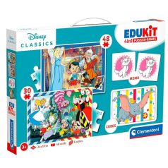   Clementoni Edukit 18290 4 az 1-ben játékgyűjtemény - Klasszikus Disney mesék