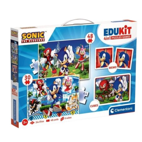 Clementoni Edukit 18318 4 az 1-ben játékgyűjtemény - Sonic