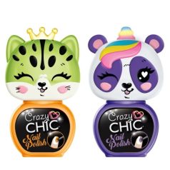   Crazy Chic 18842 Beauty Lovely Nail polishes 2 db-os szett - Lila és narancssárga körömlakkok