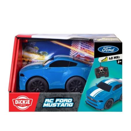 Dickie Toys RC Ford Mustang távirányítós kisautó 40 MHz (kék)