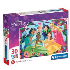   Clementoni 20276 Super Color puzzle - Disney hercegnők (30 db)