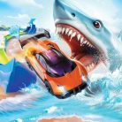 Dickie Toys Shark Launcher - Cápás kilövős autópálya szett