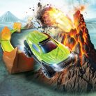 Dickie Toys Volcano Launcher - Vulkán kilövős autópálya szett