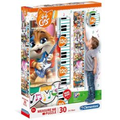   Clementoni 20336 Fali mérce puzzle - 44 csacska macska (30 db)