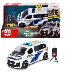   Dickie Toys SOS Series - Citroen Spacetourer rendőrautó trafipax-szal új