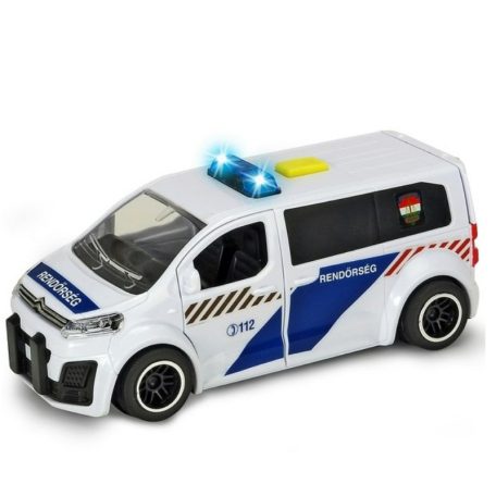 Dickie Toys SOS Series - Citroen Spacetourer rendőrautó trafipax-szal új