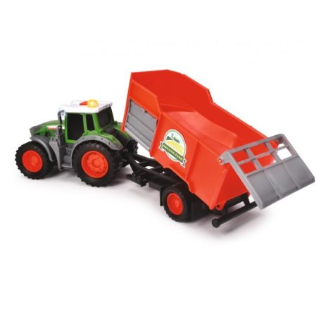 Dickie Toys Farm - Fendt traktor utánfutóval