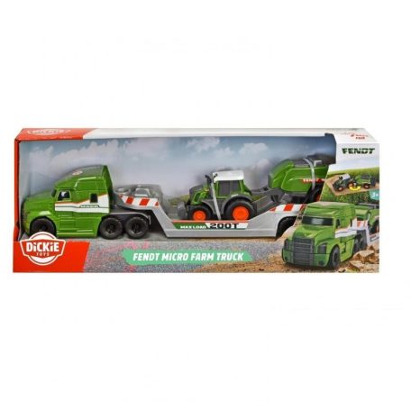 Dickie Toys Fendt Mezőgazdasági szállító kamion traktorral