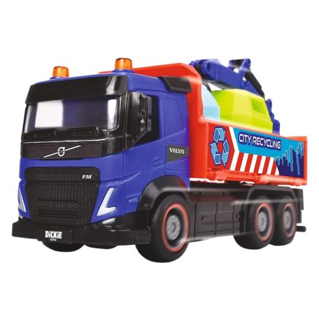 Dickie Toys City Truck - Volvo szelektívhulladék-szállító autó